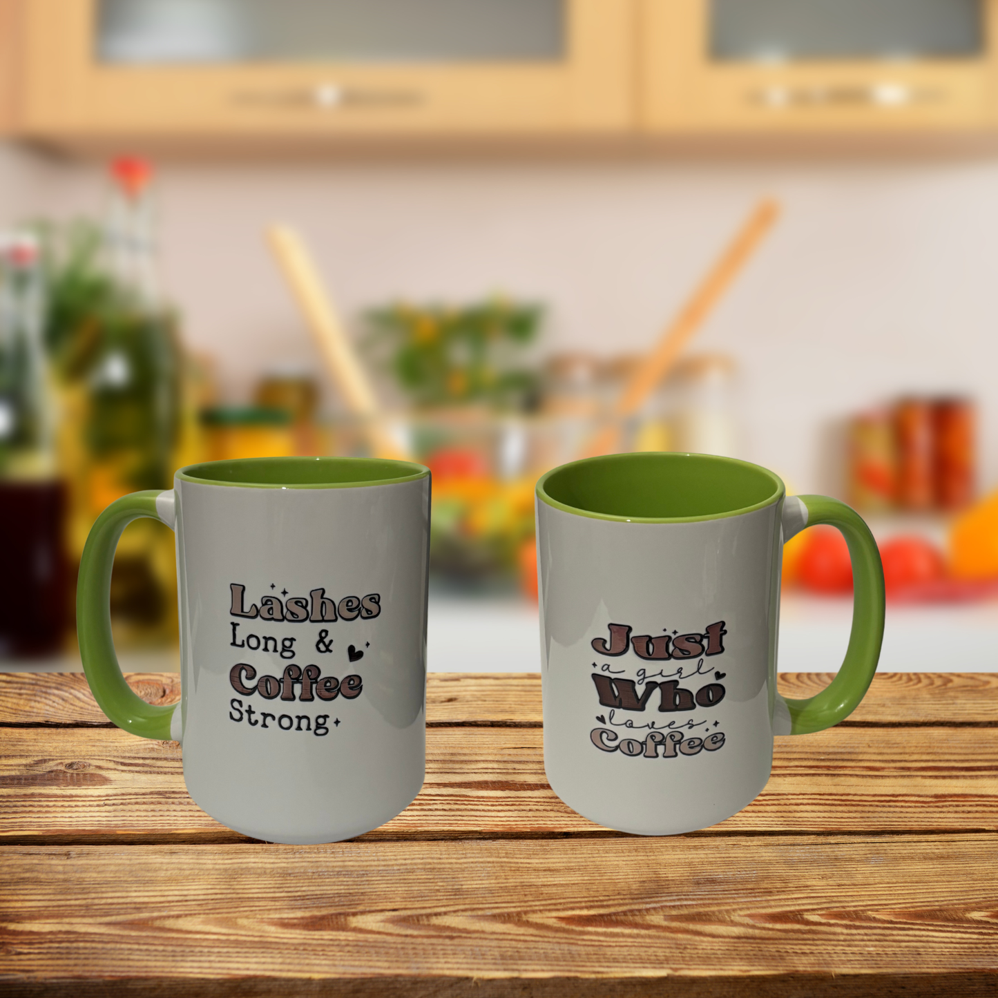 15 oz Coffee Mug - Green