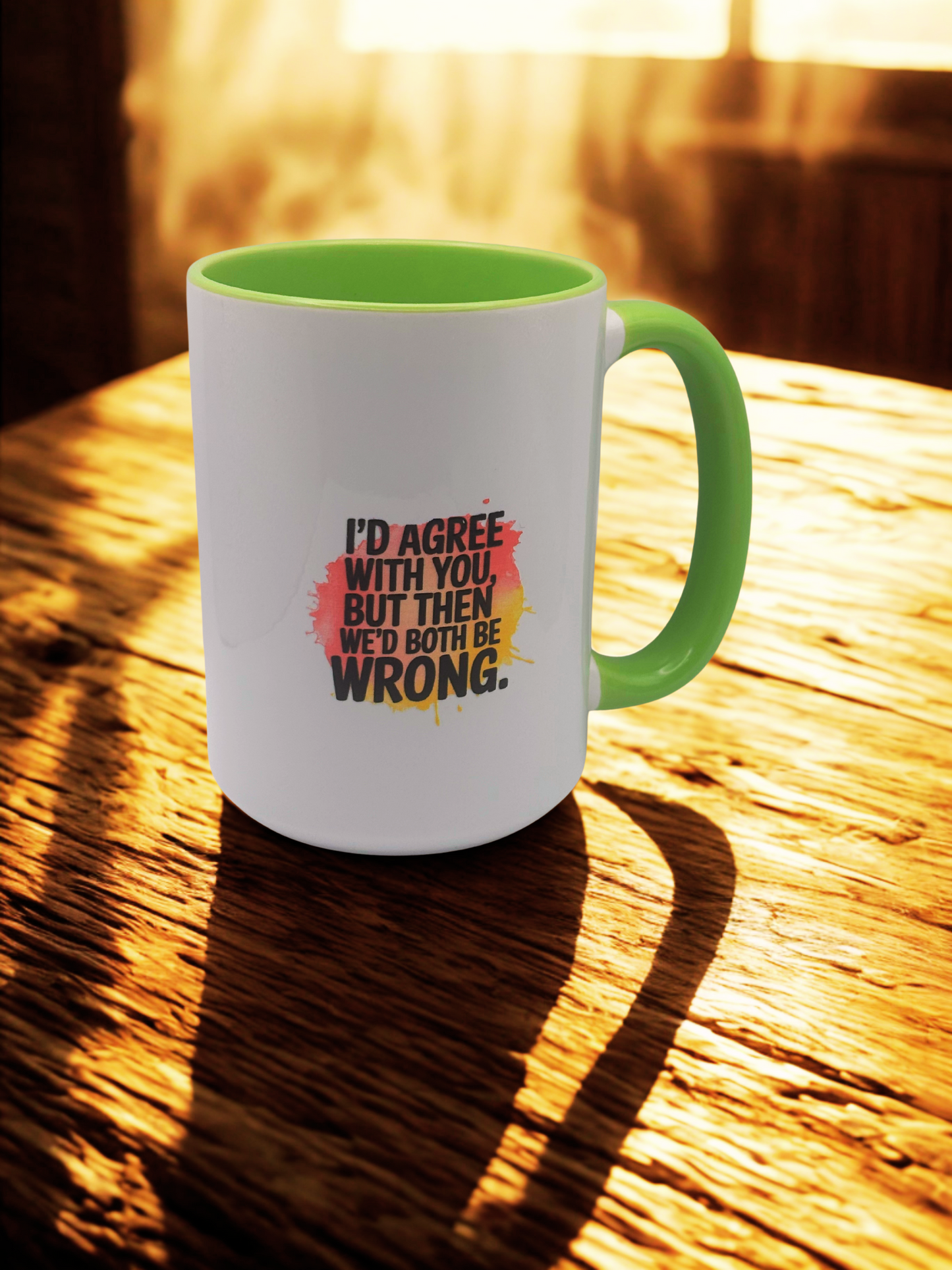15 oz Coffee Mug - Green
