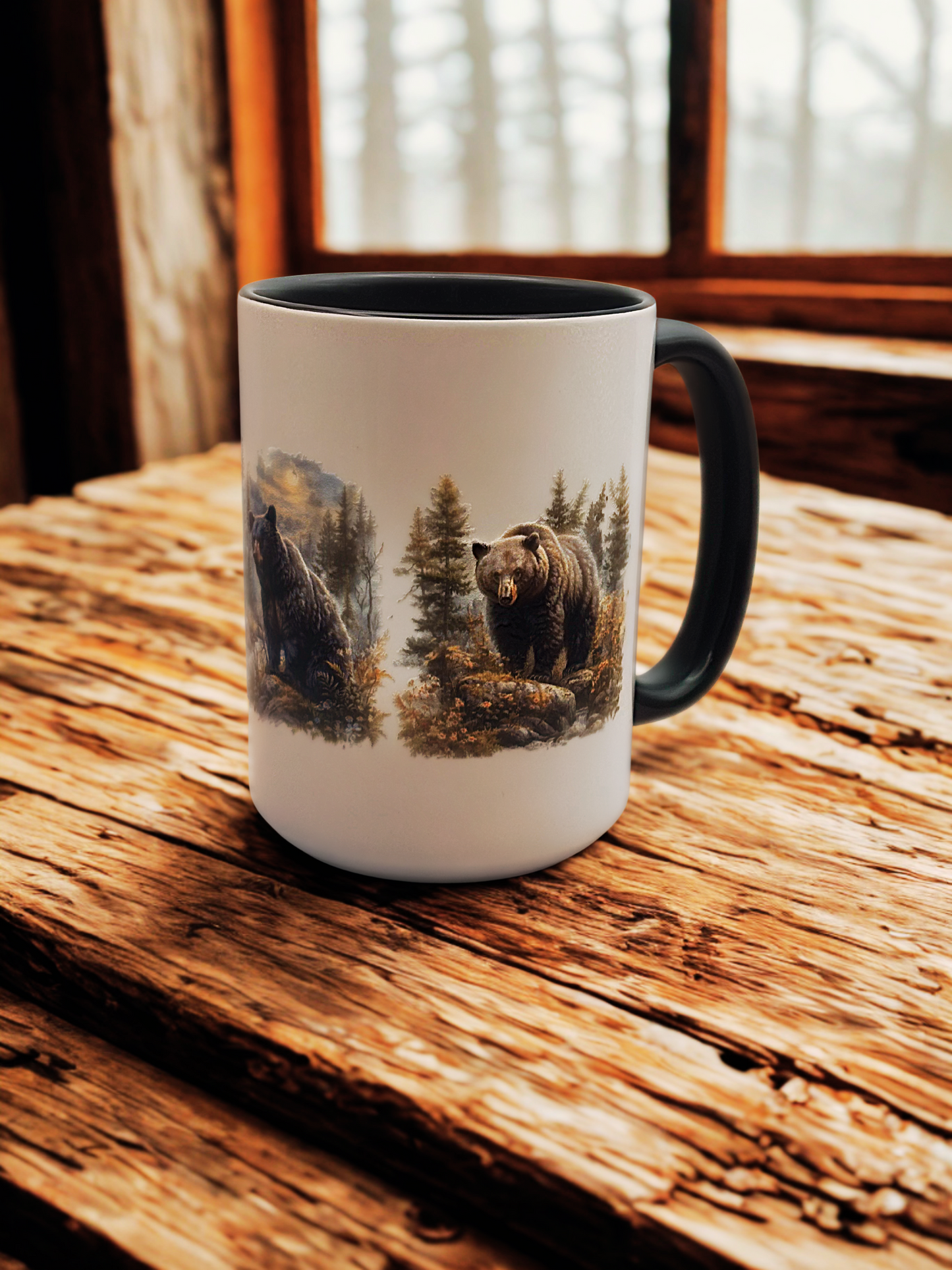 15 oz Coffee Mug - Black