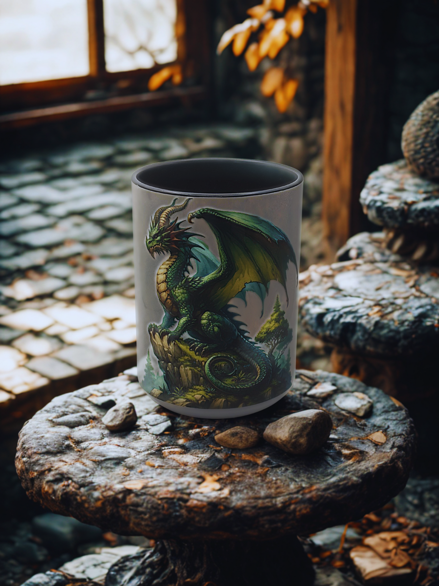 15 oz Coffee Mug - Black