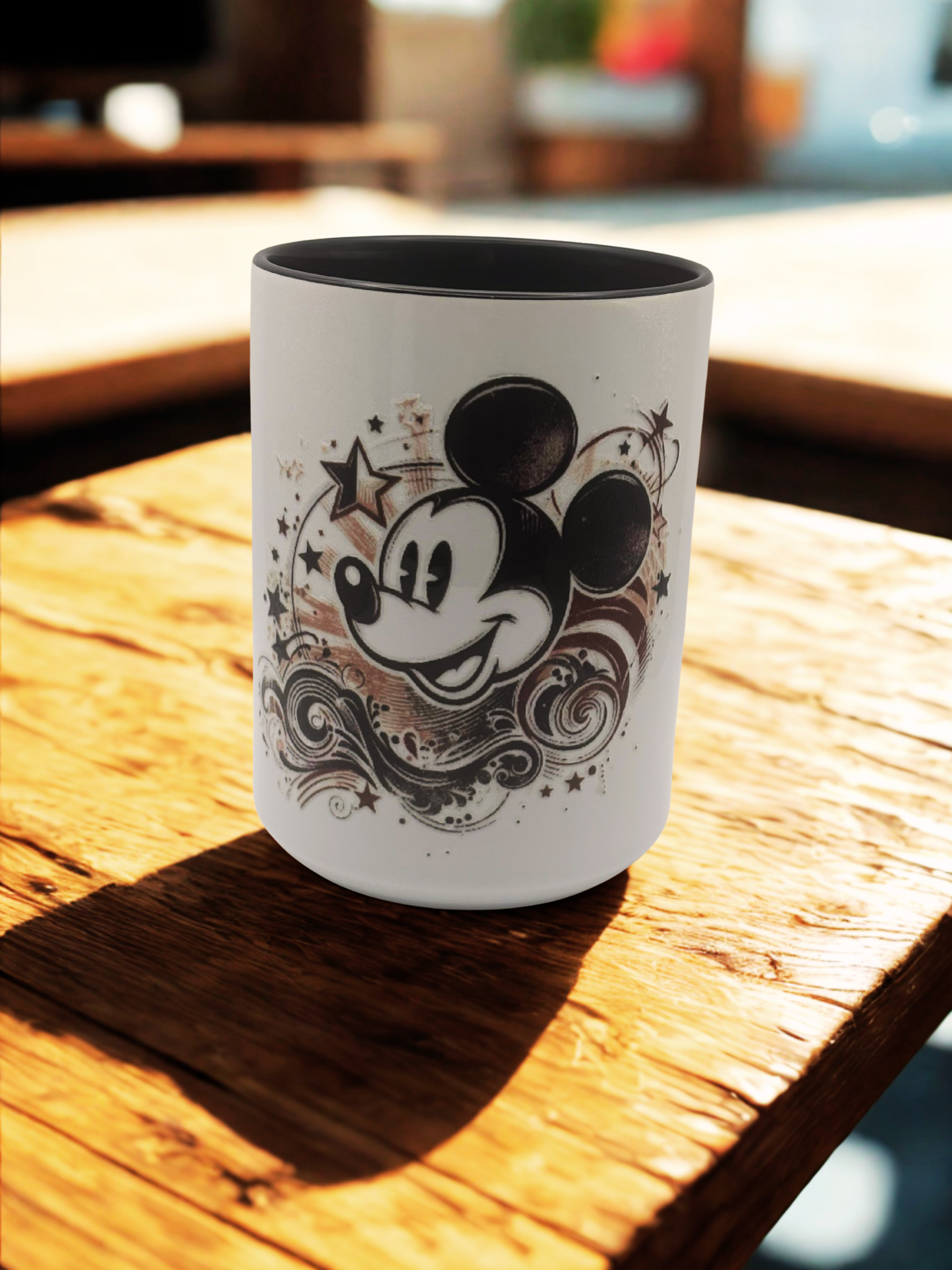 15 oz Coffee Mug - Black