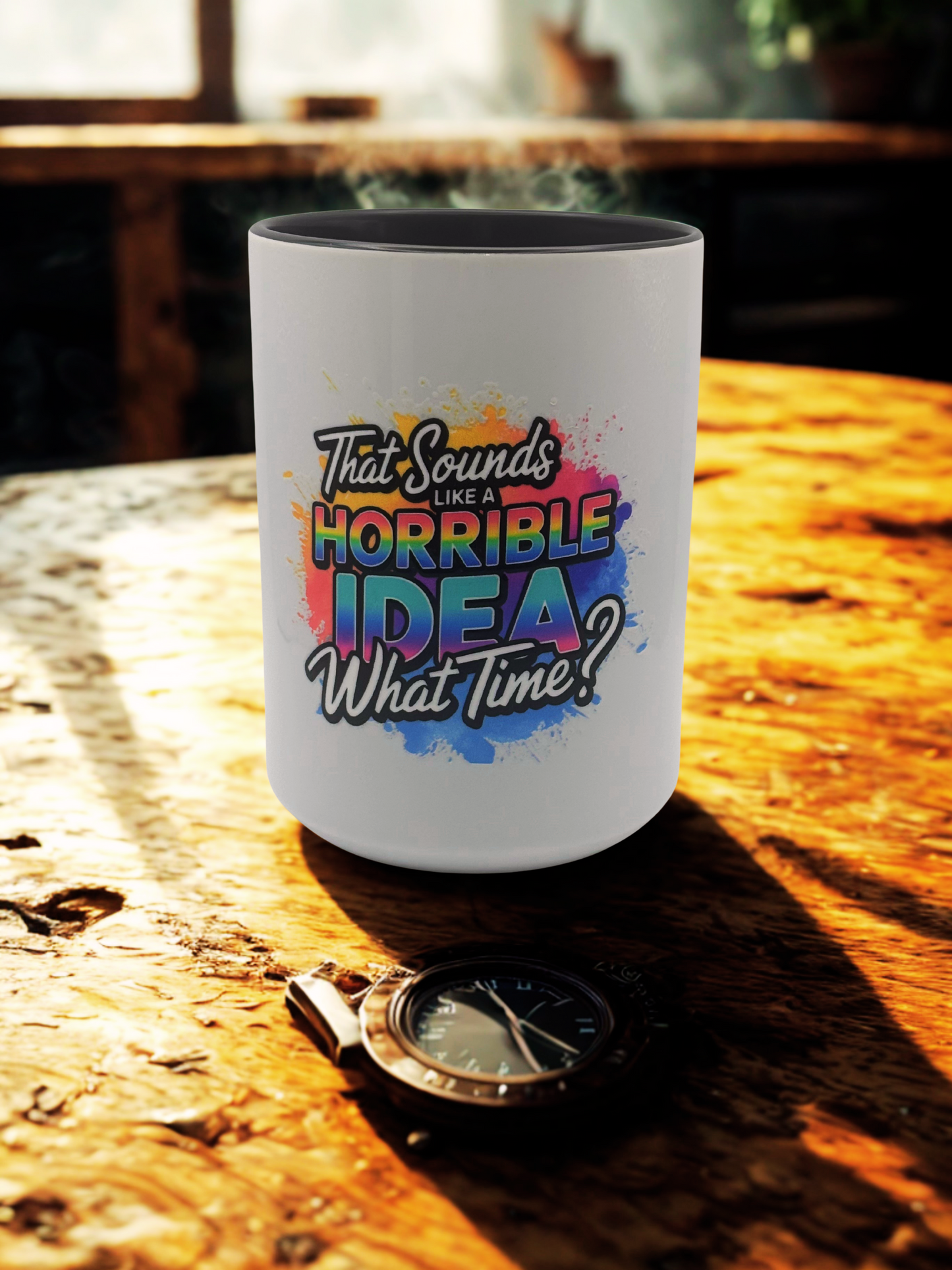 15 oz Coffee Mug - Black