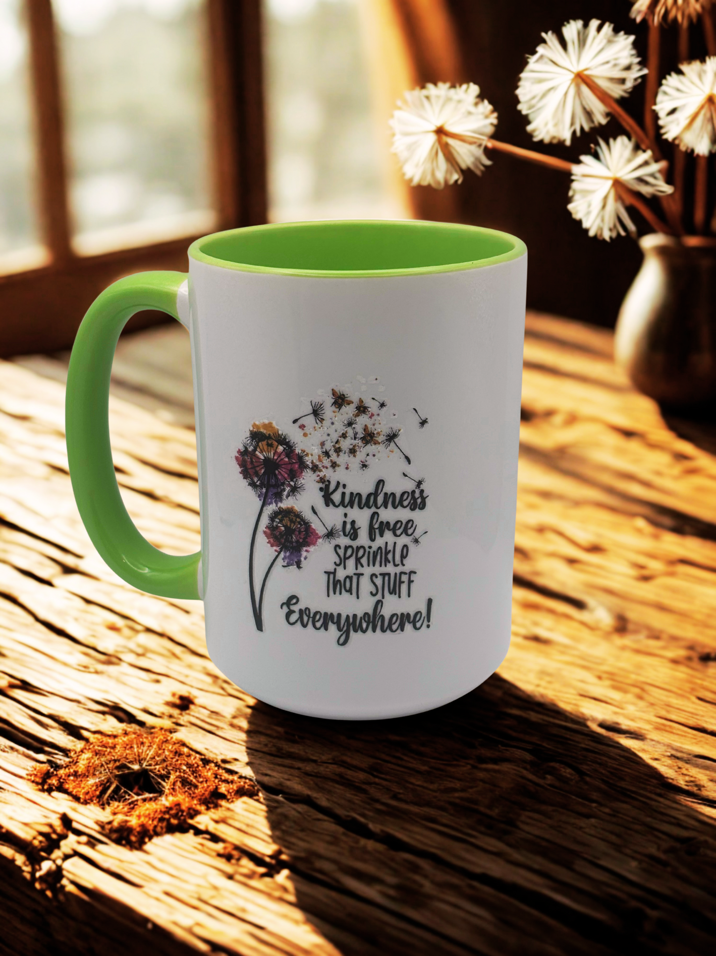 15 oz Coffee Mug - Green