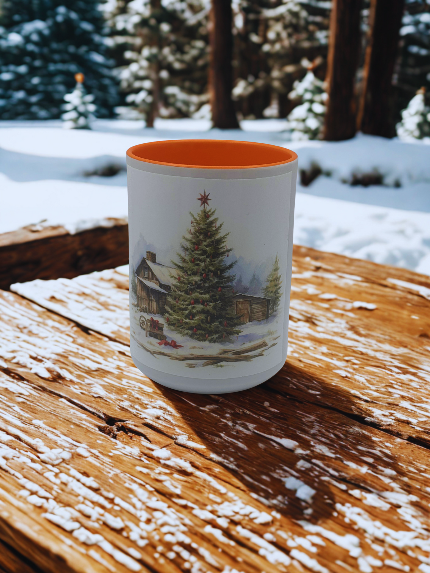 15 oz Coffee Mug - Orange