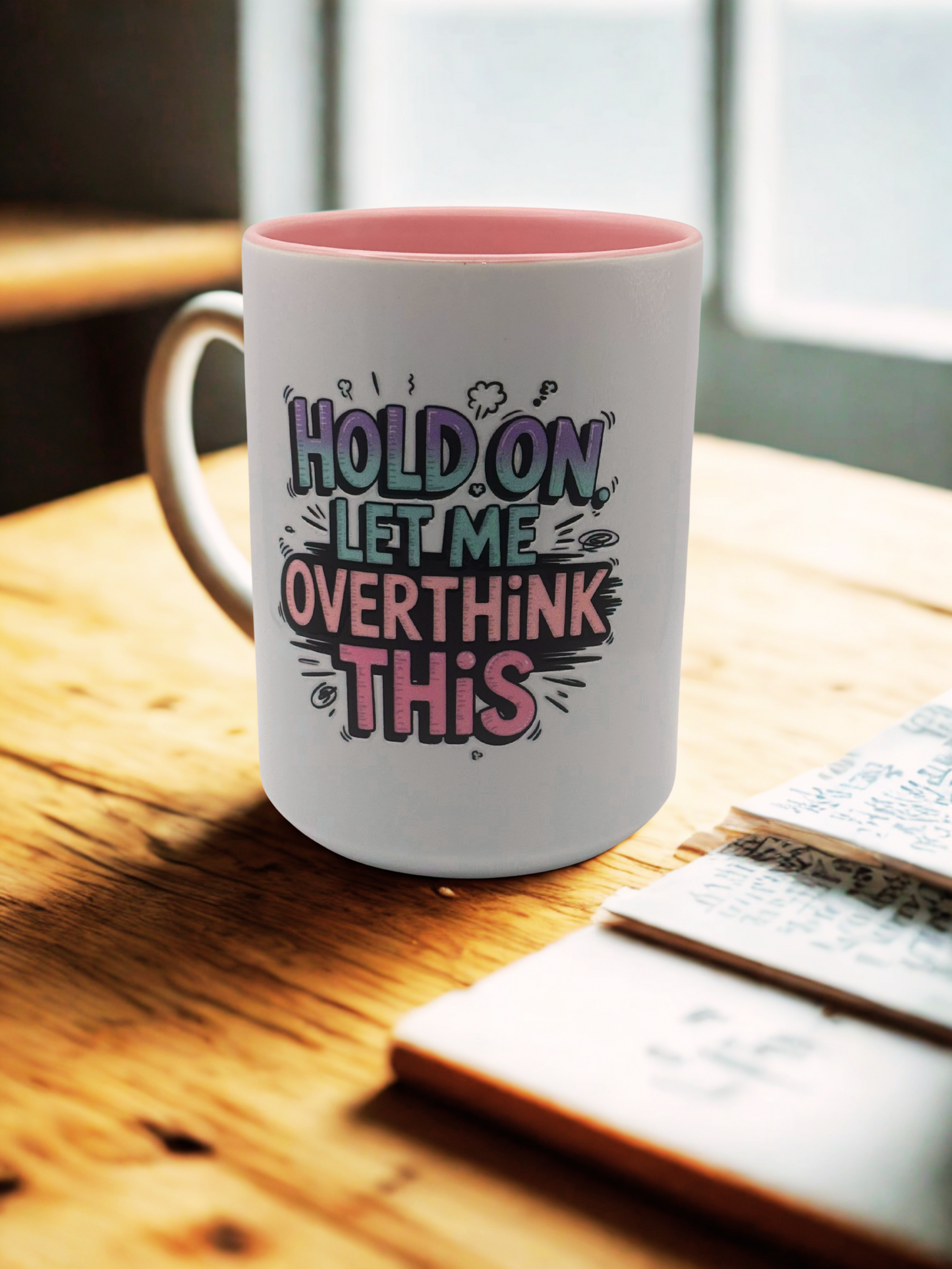 15 oz Coffee Mug - Pink