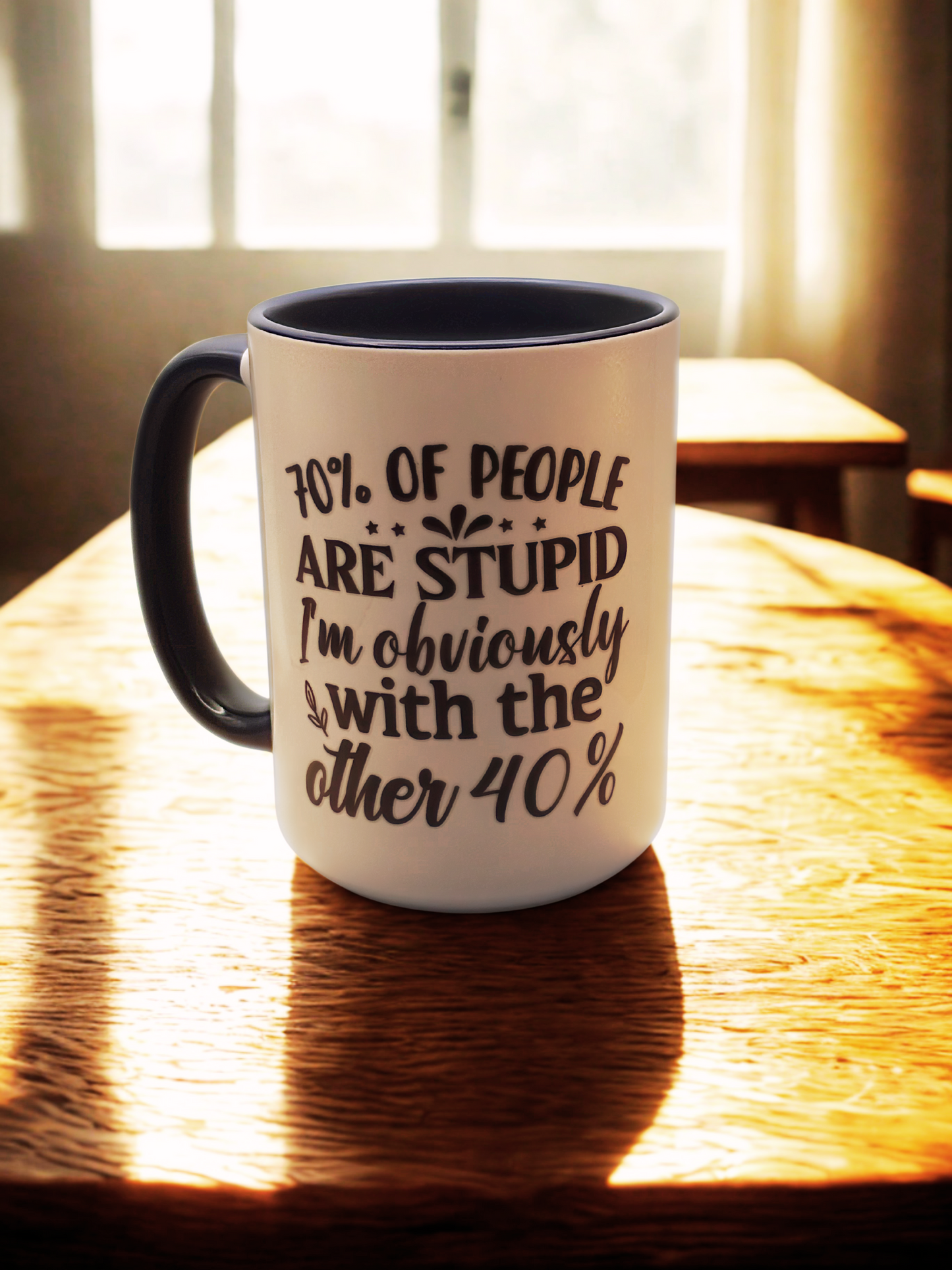 15 oz Coffee Mug - Navy