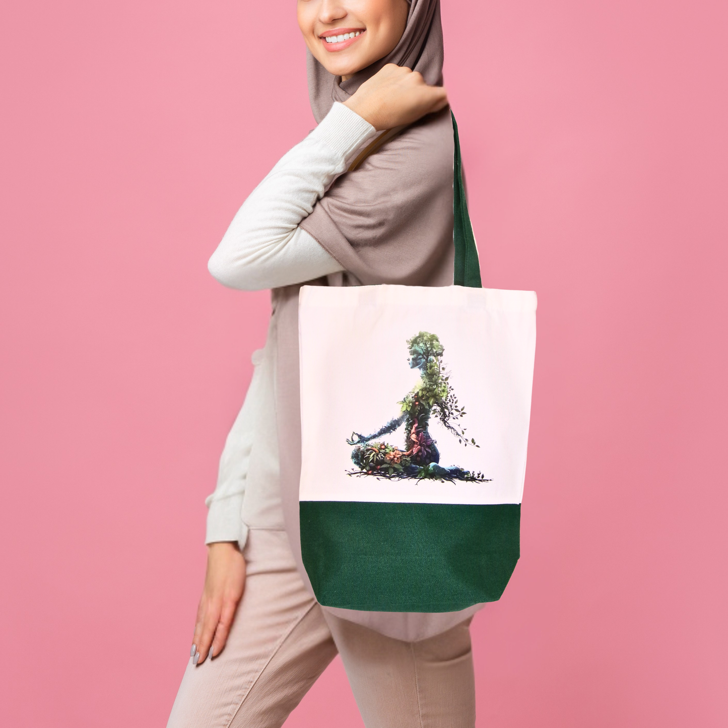 Small White Canvas Tote Bag