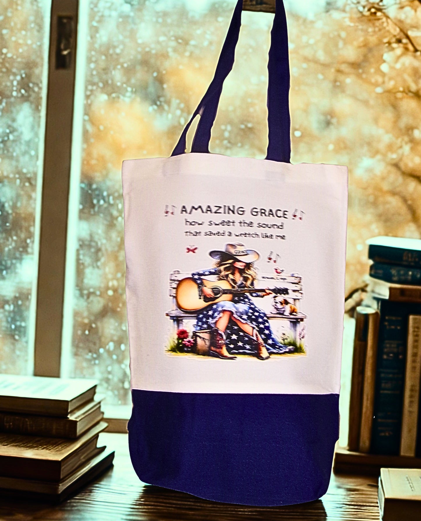 Small White Canvas Tote Bag