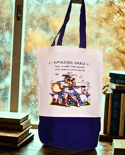 Small White Canvas Tote Bag