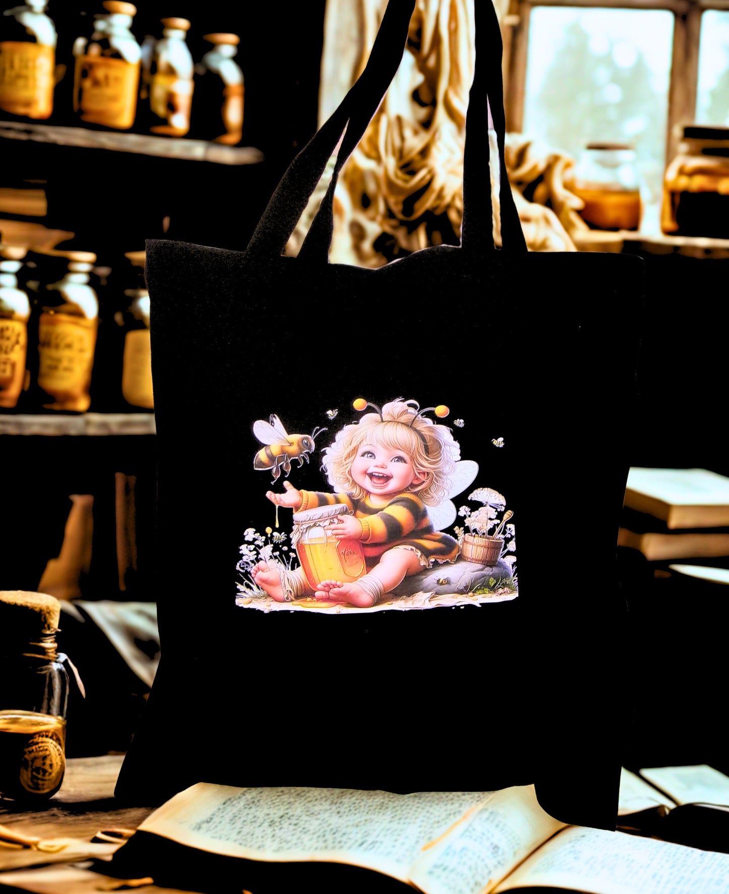 Small Black Canvas Bag