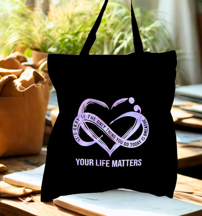Small Black Canvas Bag