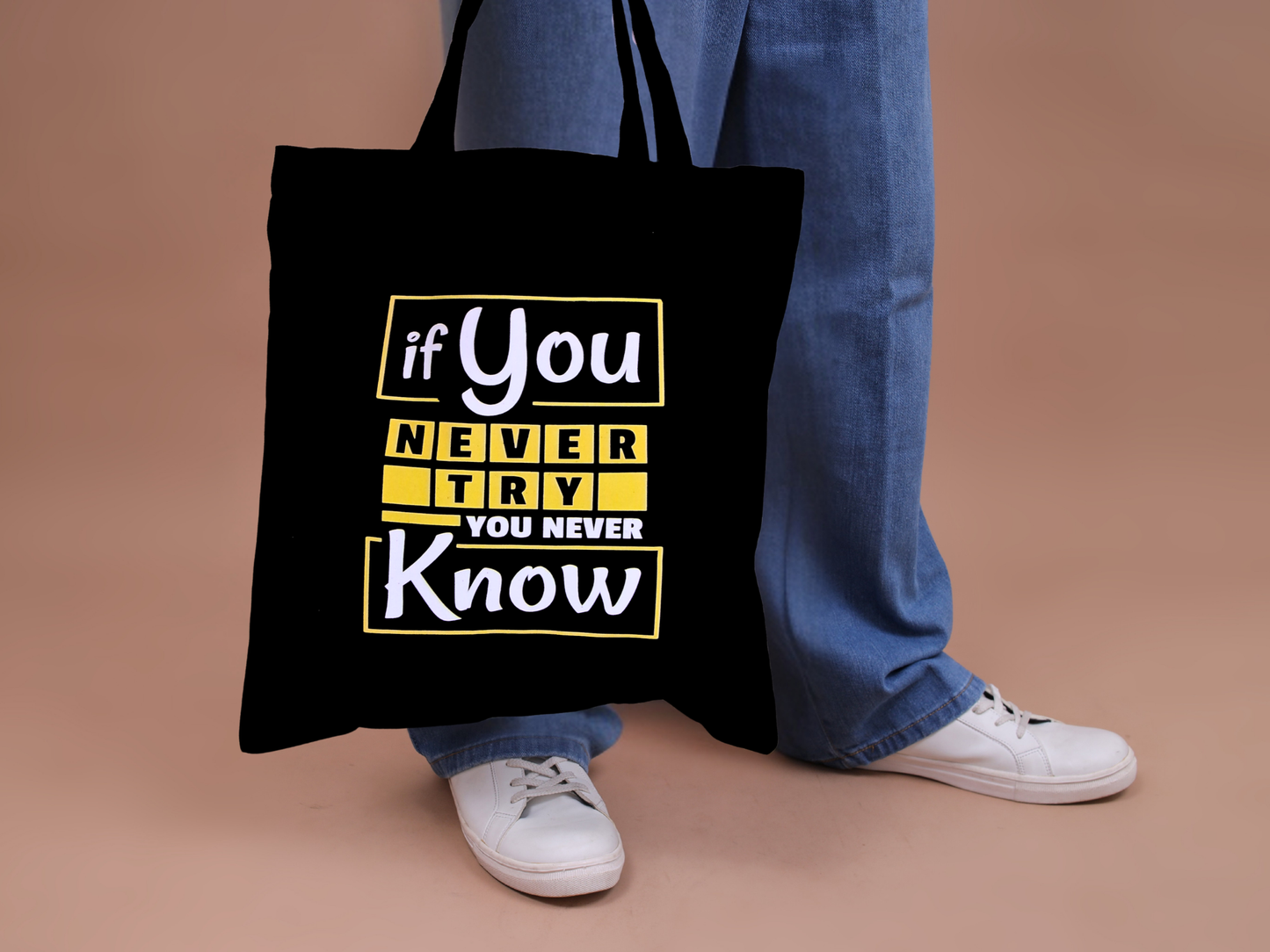 Small Black Canvas Bag