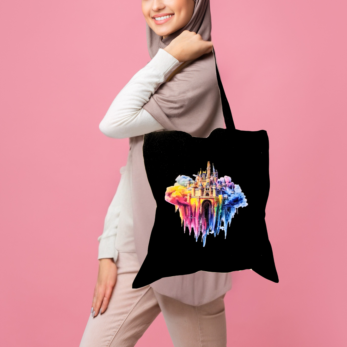 Small Black Canvas Bag