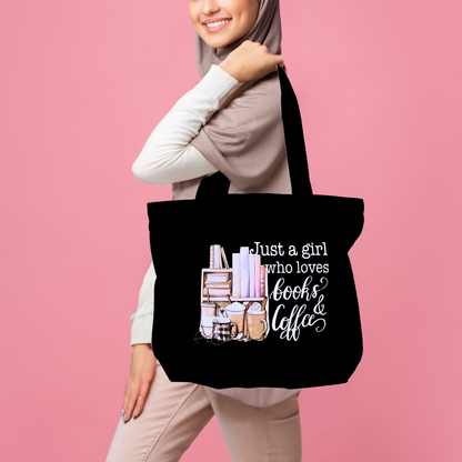 Medium Black Canvas Bag