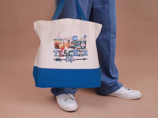 Large White Canvas Bage