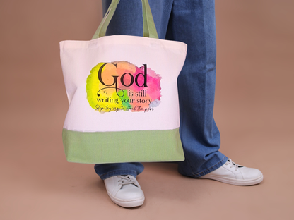 Large White Canvas Bage
