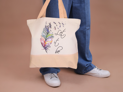 Large White Canvas Bage