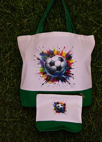 Large Canvas Tote Bag Set