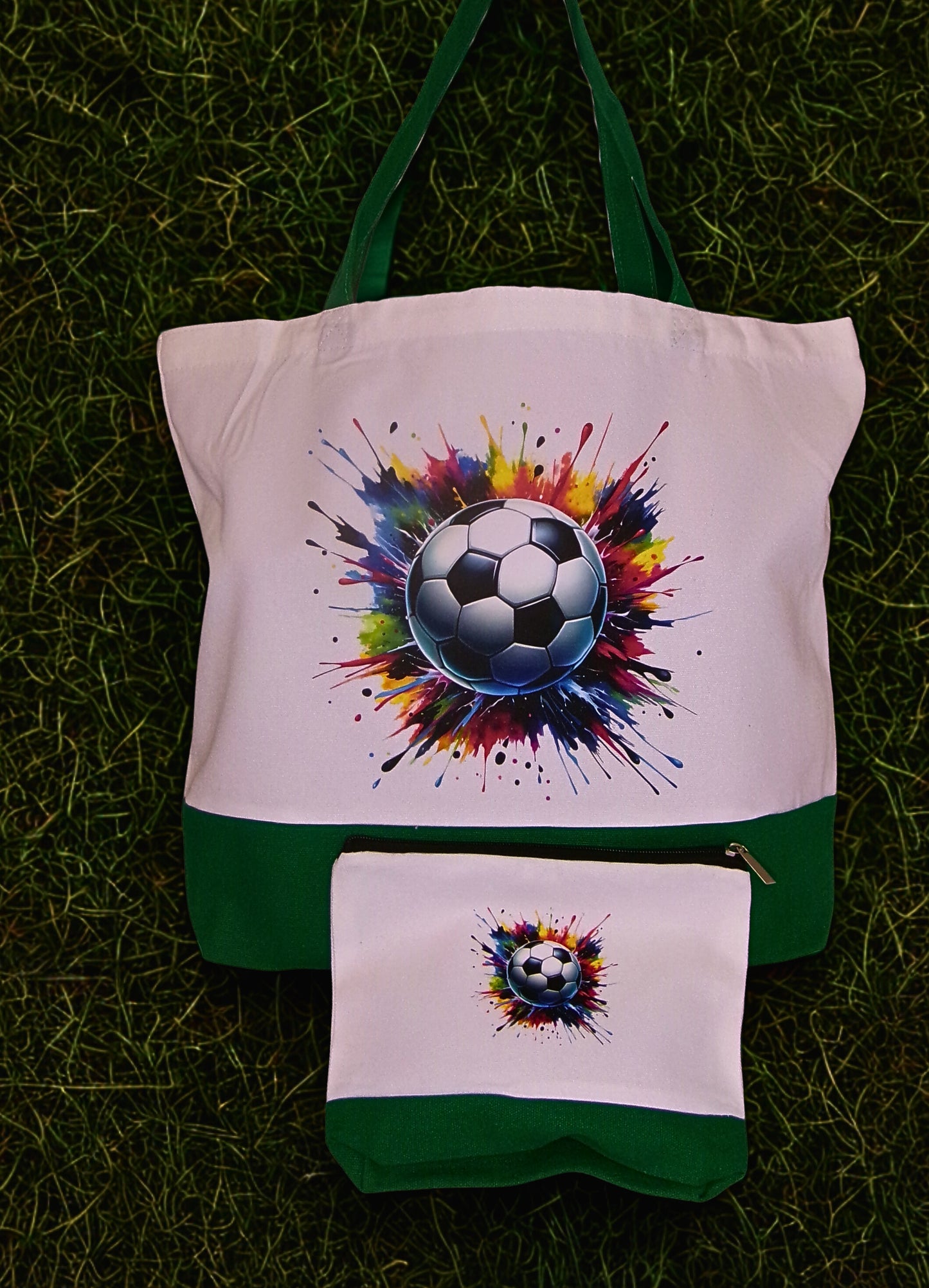 Large Canvas Tote Bag Set