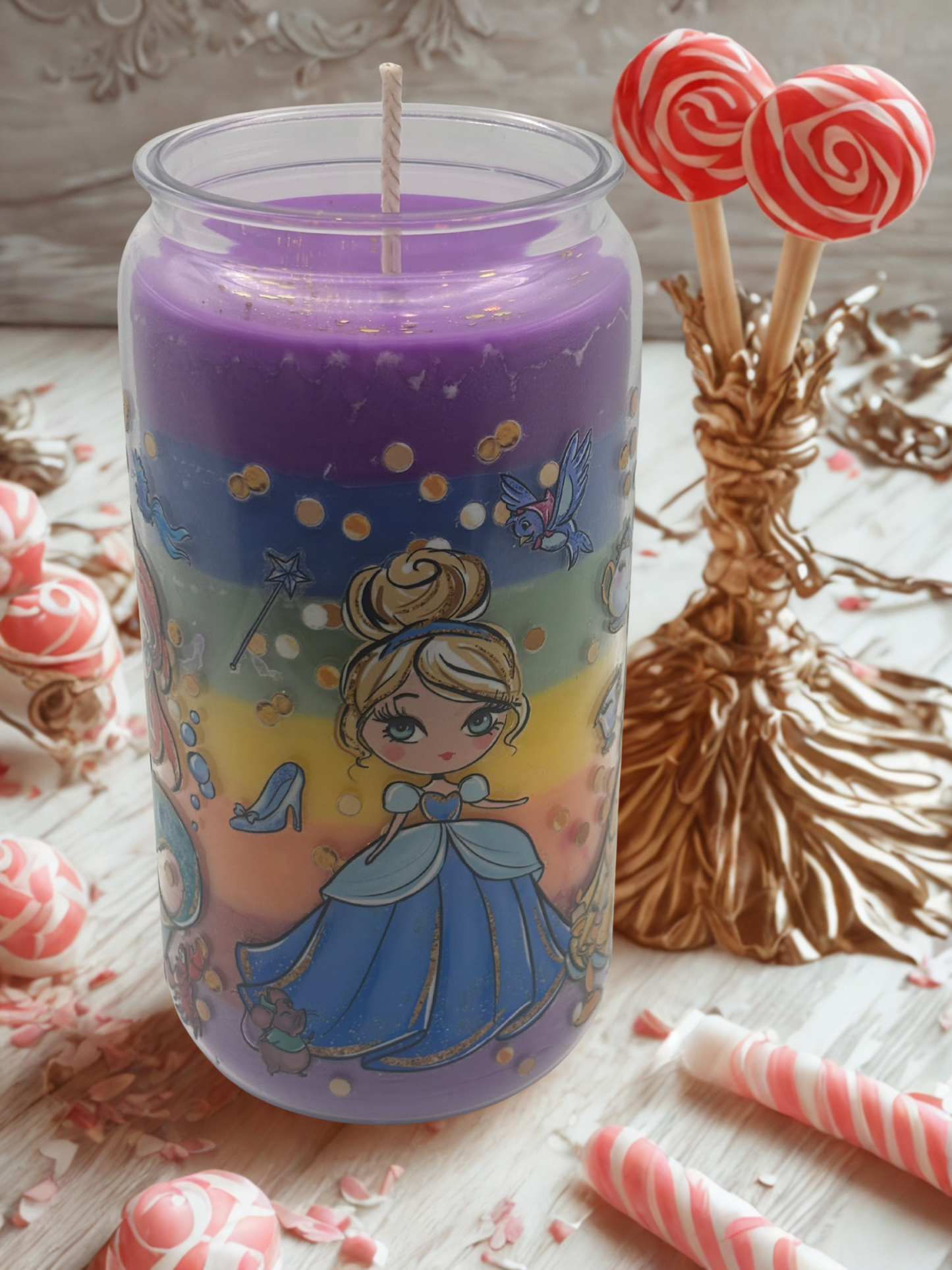 Princess Tumbler Candle