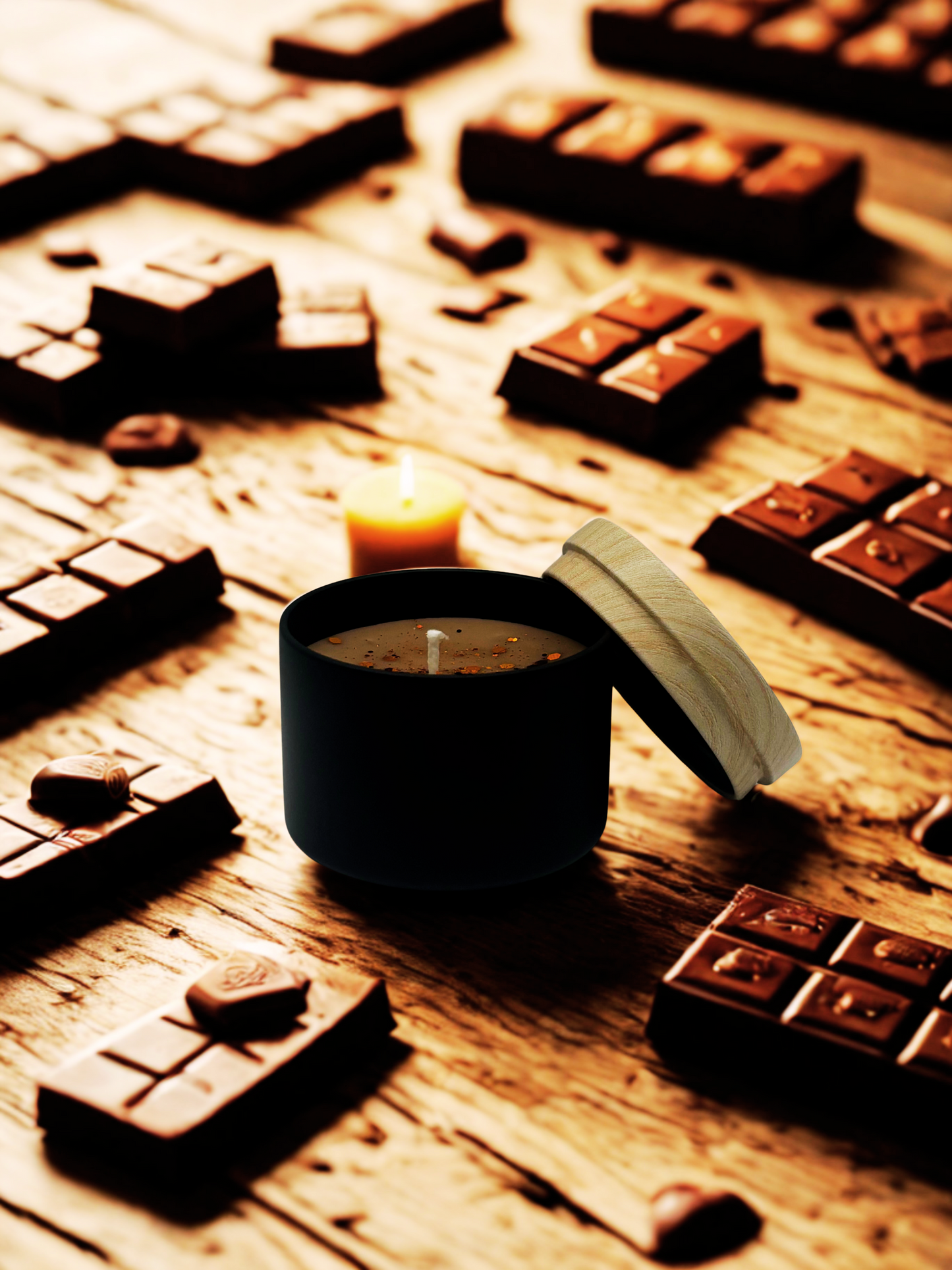 4oz Black Tin Candle