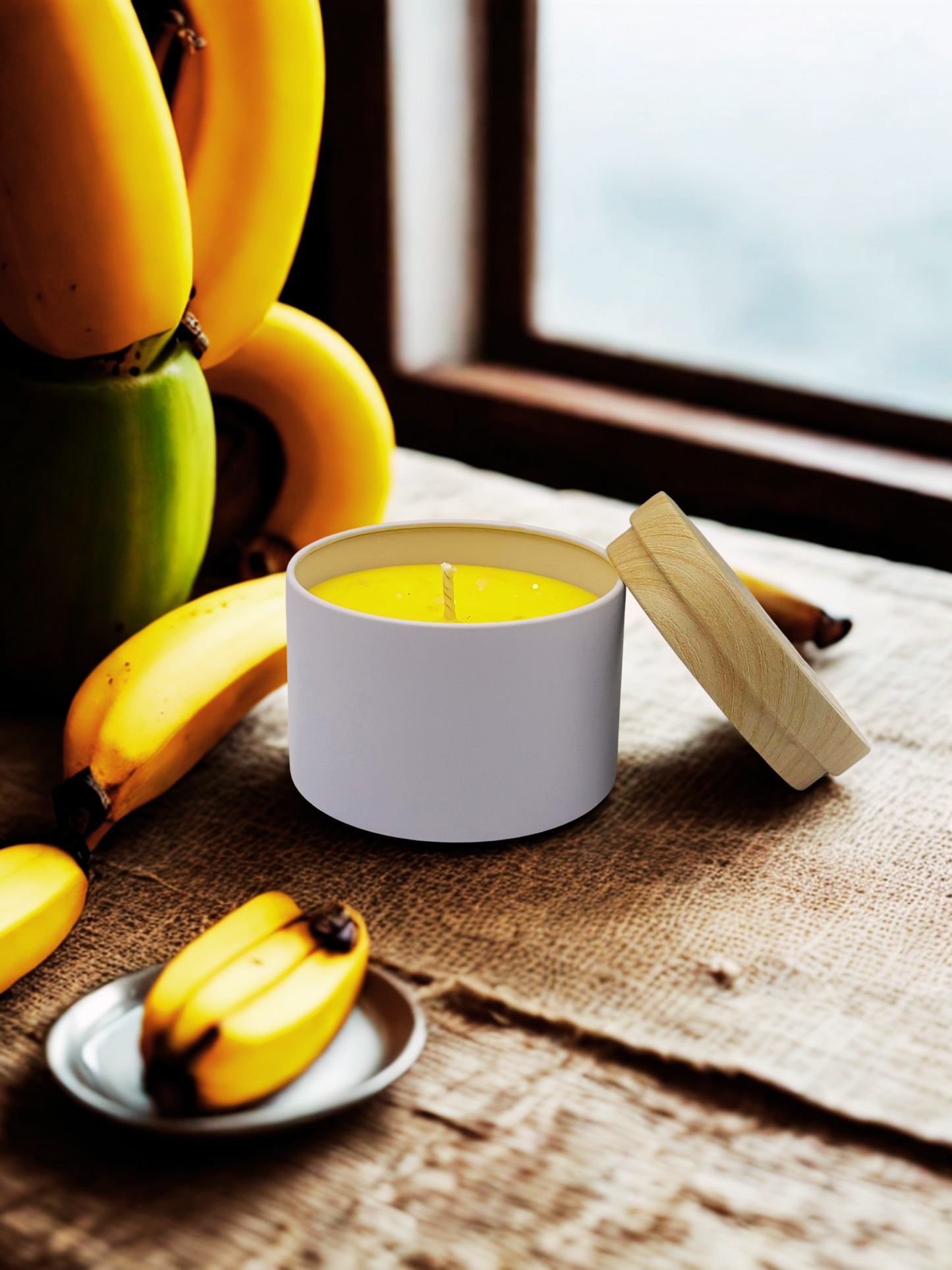 4oz Black Tin Candle