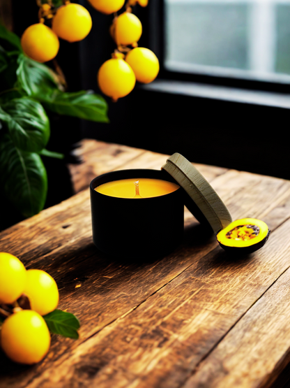 4oz Black Tin Candle