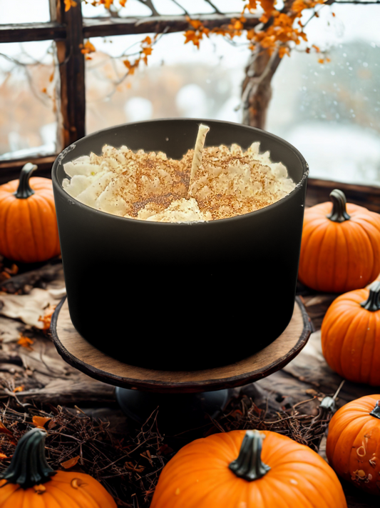 Whipped 8oz Black Tin Candle