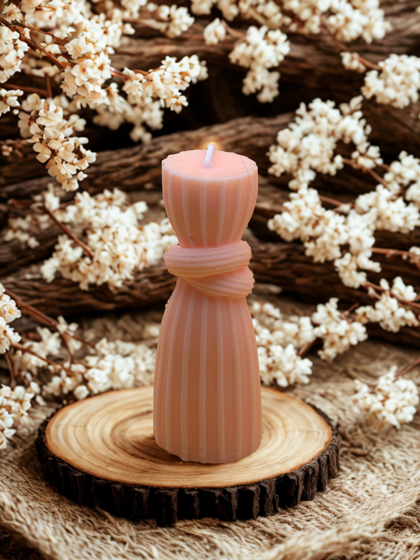 Knot Pillar Candle