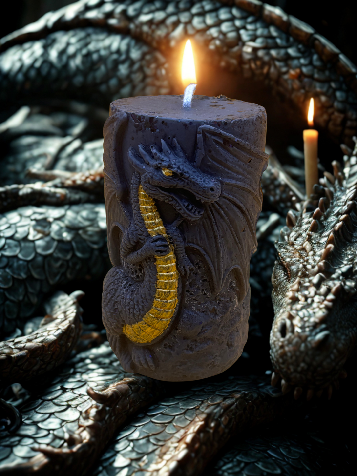 Large Dragon Candle