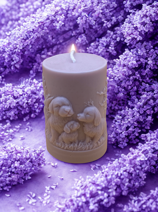 Puppy Candle