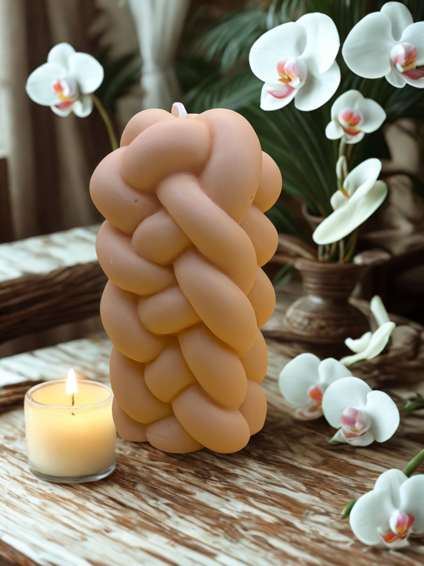 Rope Pillar Candle