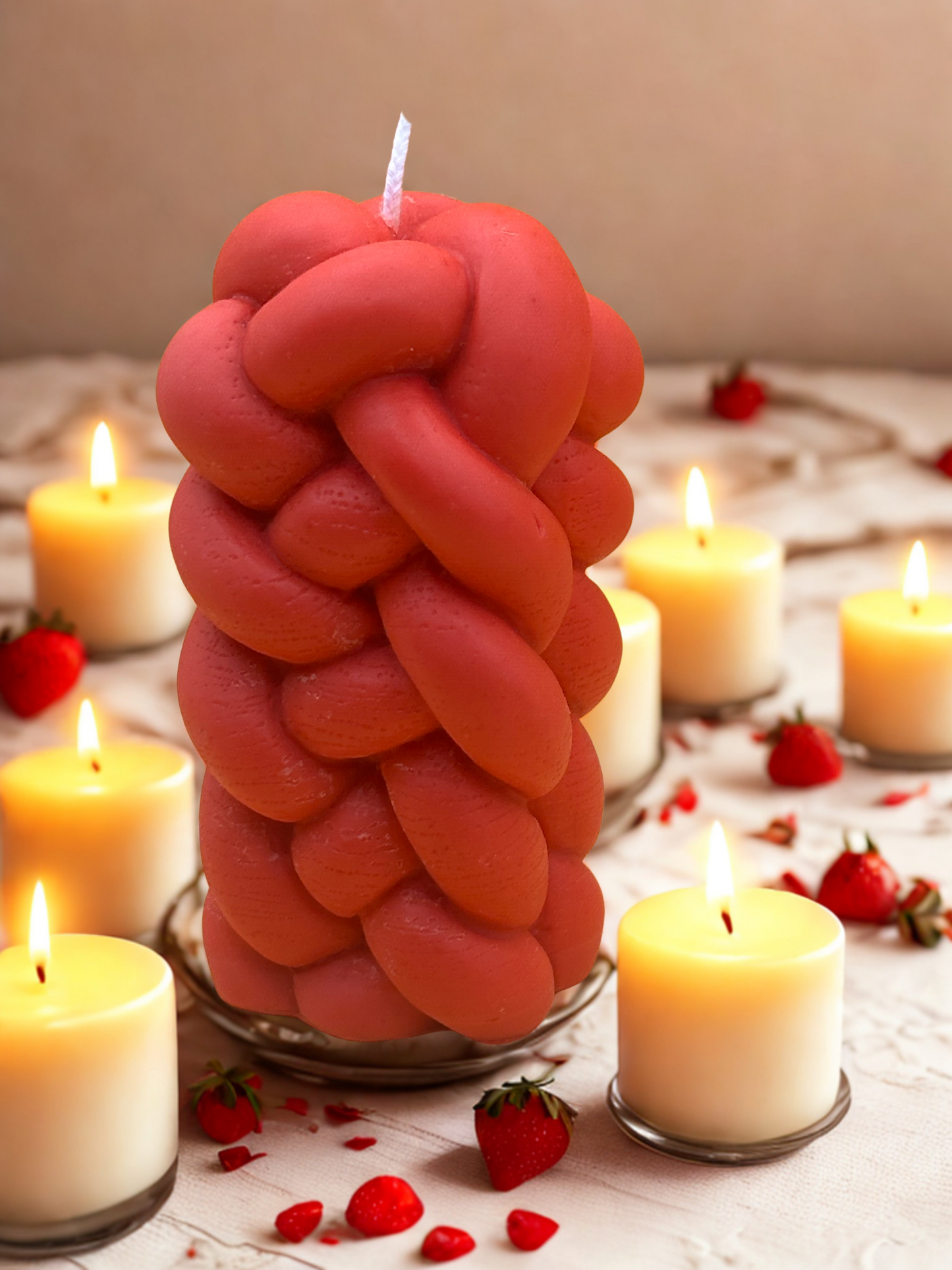 Rope Pillar Candle