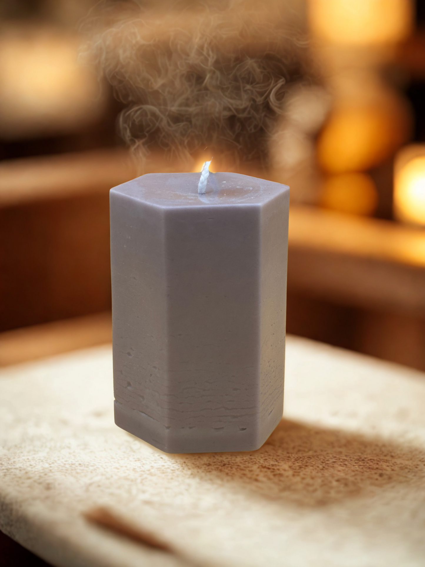 Small Hexagon Candle