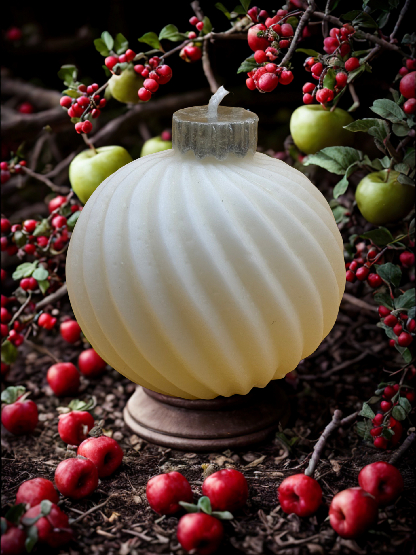 Christmas Ball Candle