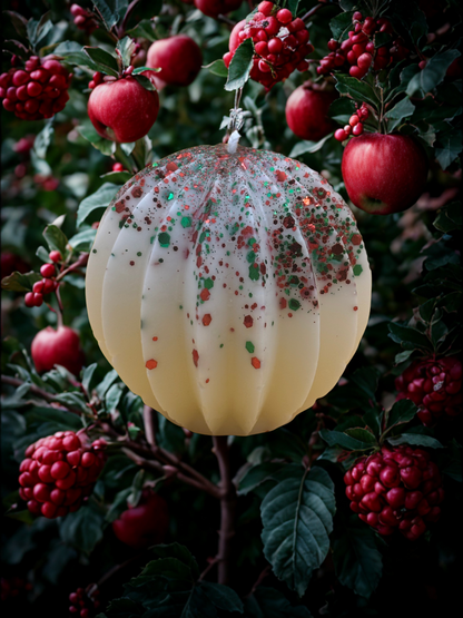 Ridged X-mas Ball Candle