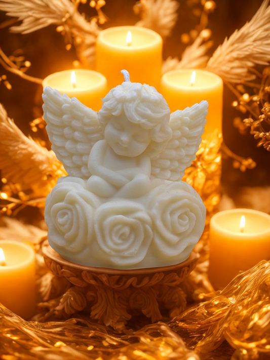 Sitting Angel Candle