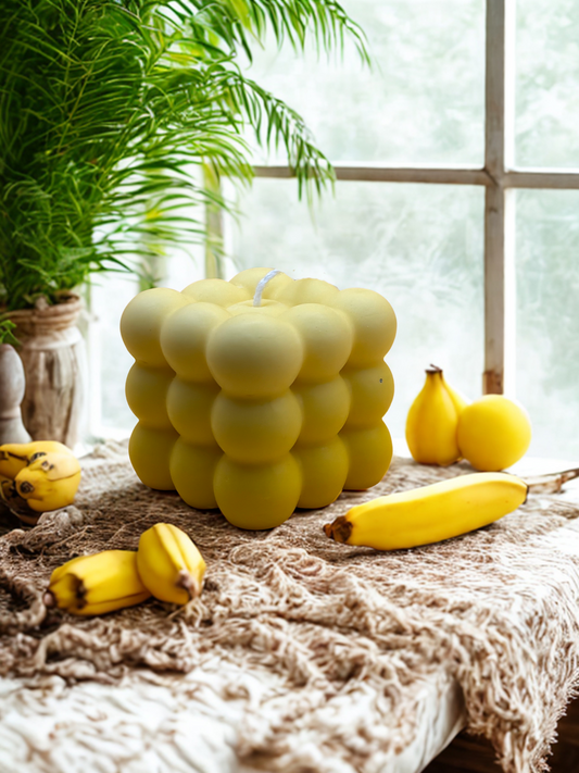 Stacked Bubble Candle